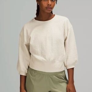 Lululemon Textured Crewneck Pullover